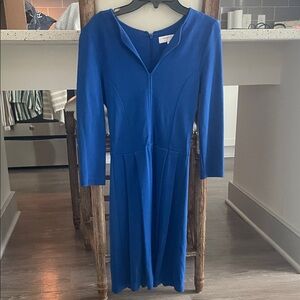 French Connection Royal Blue Long Sleeve Dress